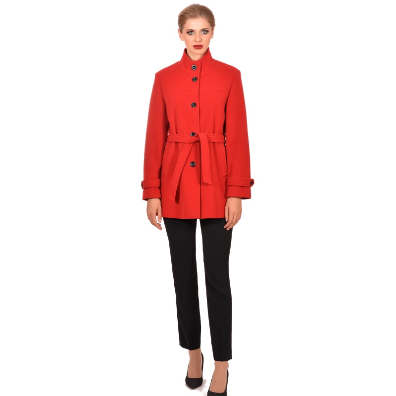 M WOMAN Lady M short red coat - Marija modna odjeća - Maria Fashion company - Collection Autumn/Winter 2018-19