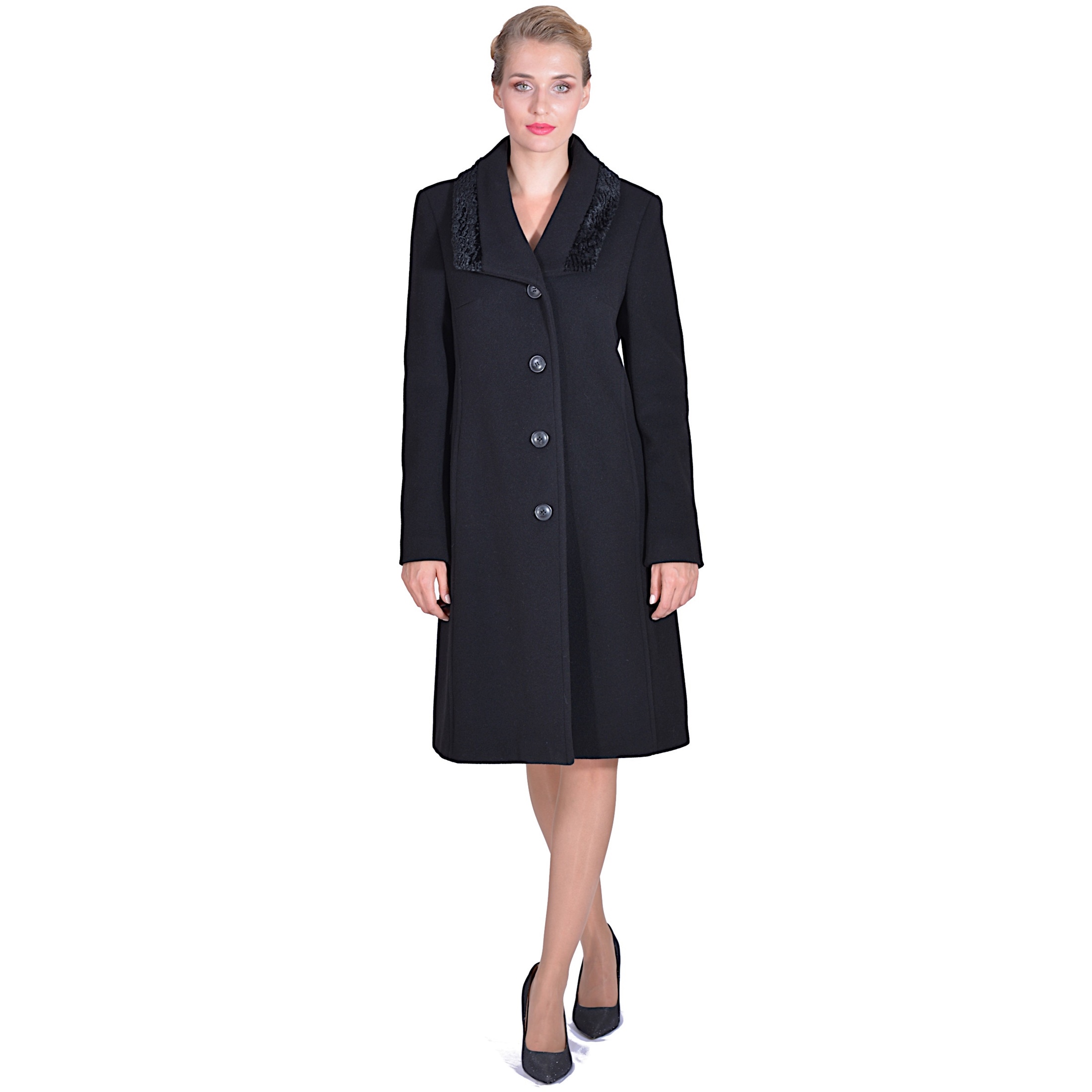 women's coat,m woman coat,black coat,classic coat